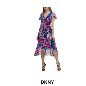 NWT DKNY floral dress size 14